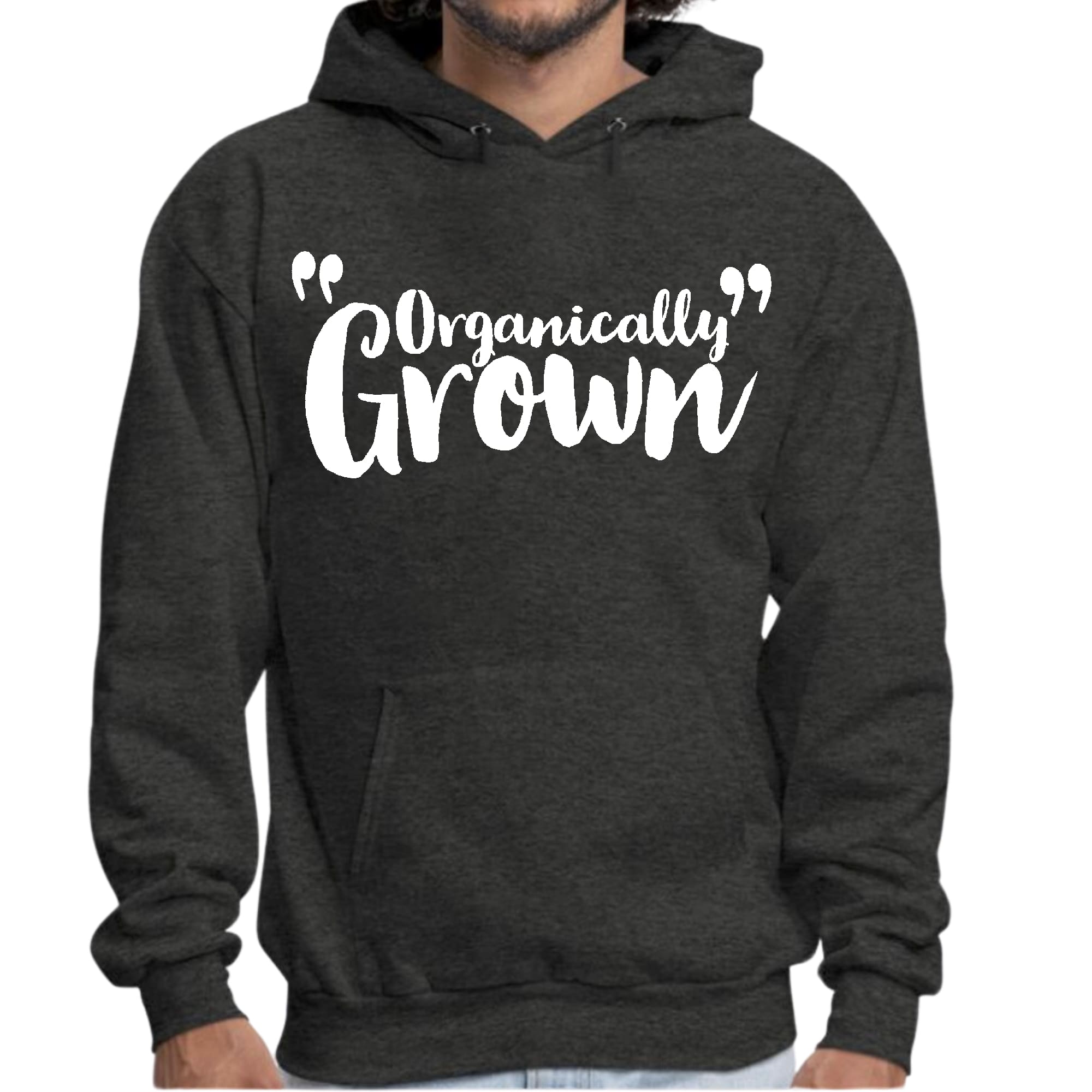 Mens Graphic Hoodie Organically Grown - Affirmation Inspiration