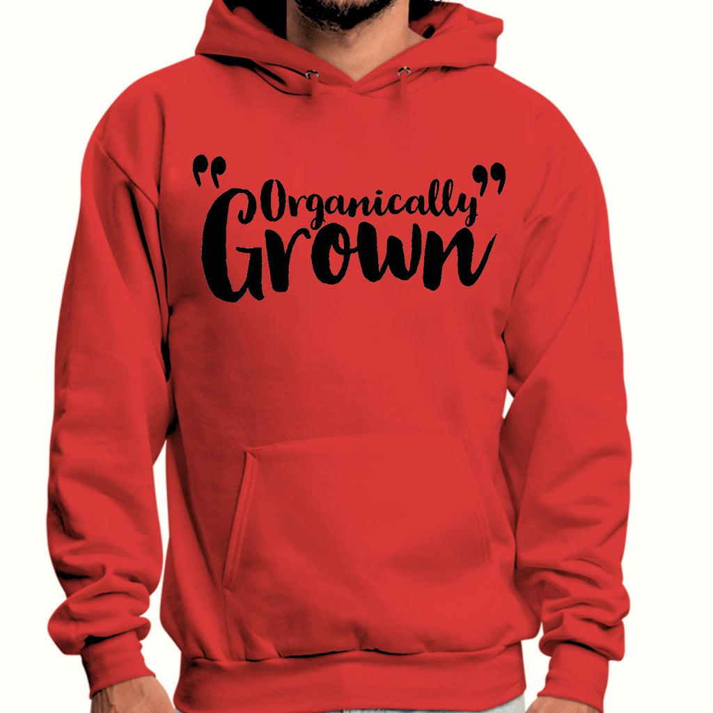 Mens Graphic Hoodie Organically Grown - Affirmation Inspiration -