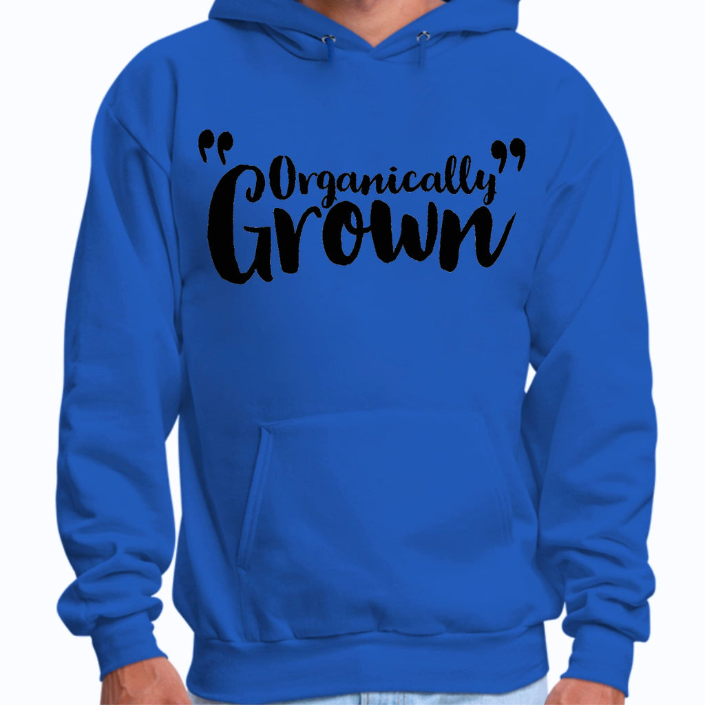 Mens Graphic Hoodie Organically Grown - Affirmation Inspiration -
