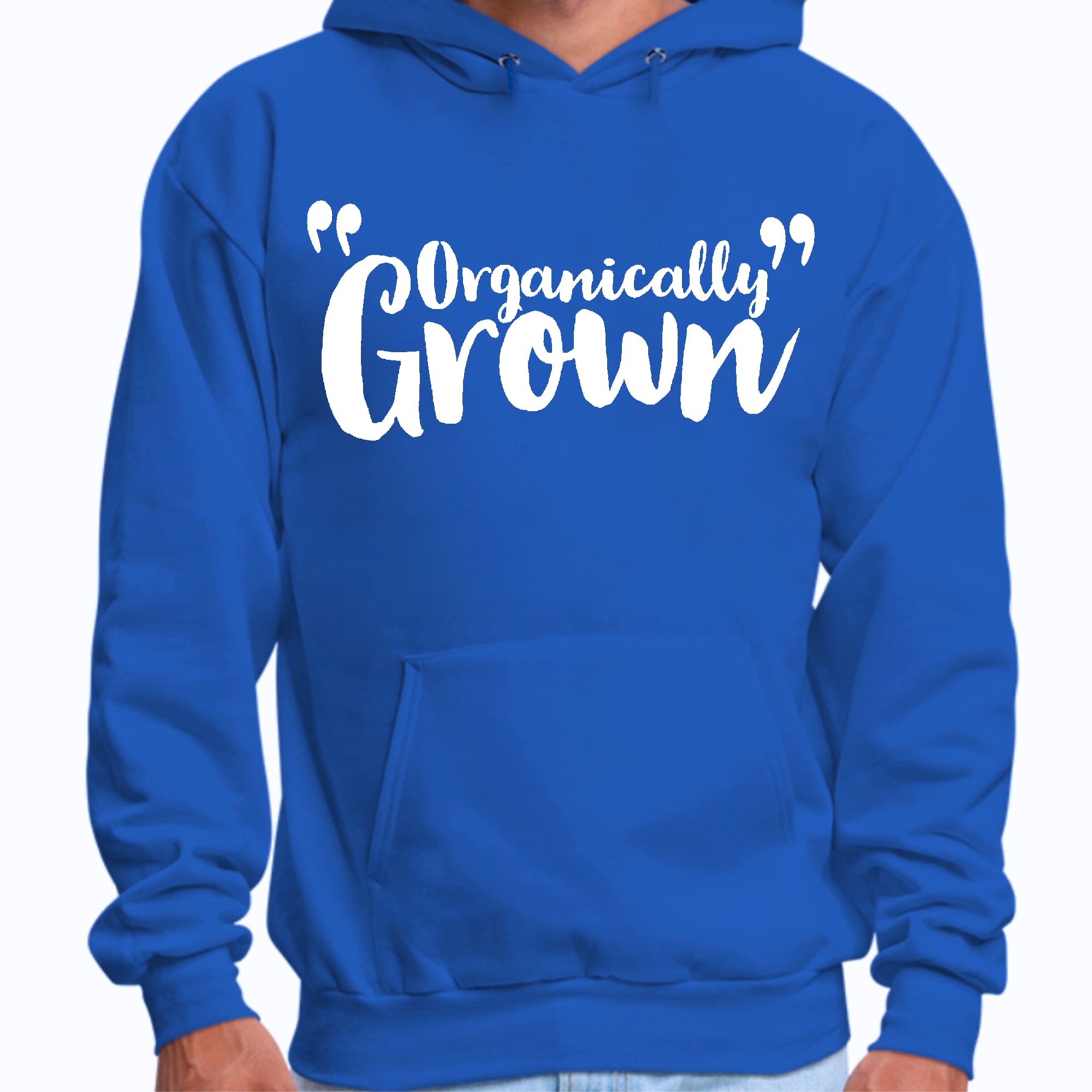 Mens Graphic Hoodie Organically Grown - Affirmation Inspiration