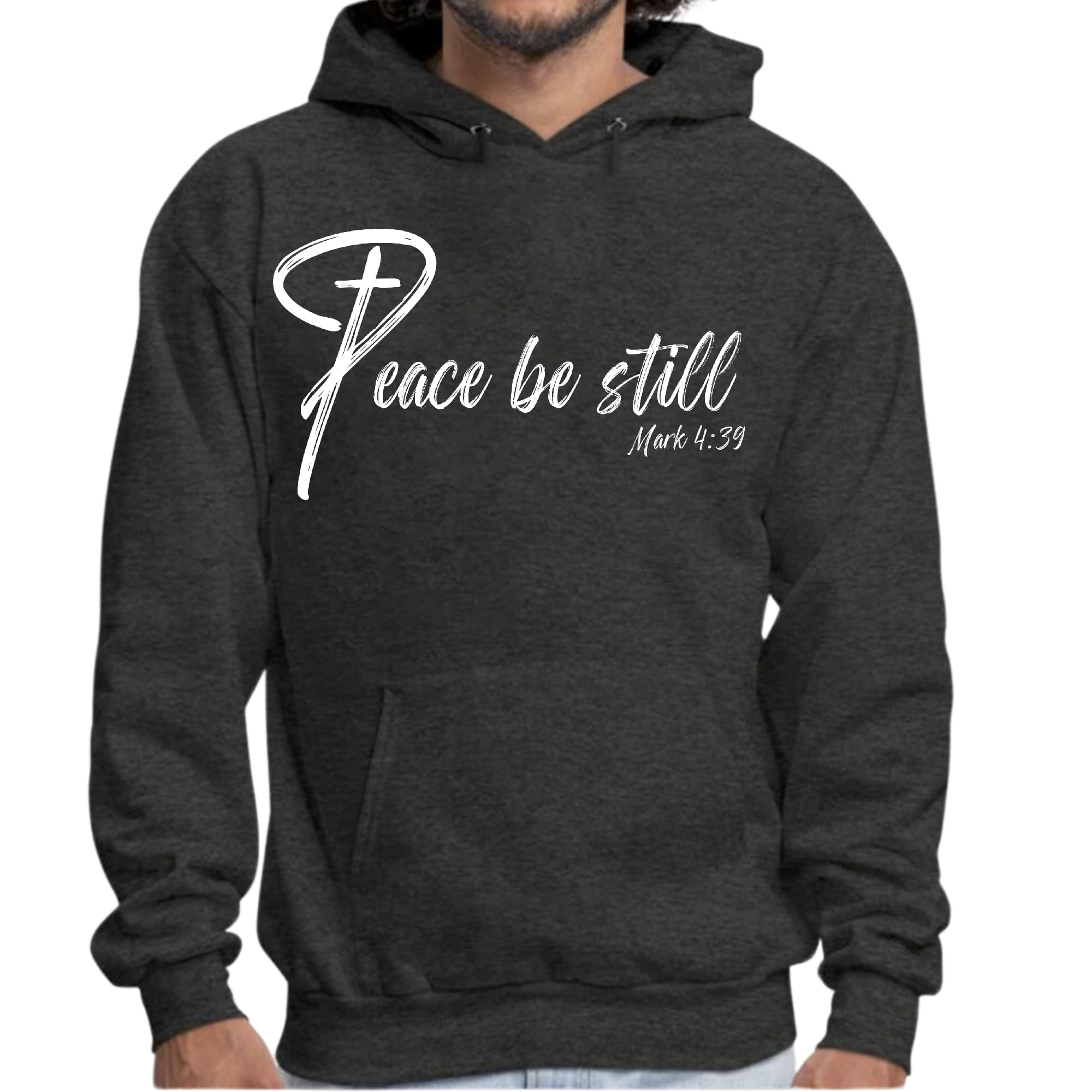 Mens Graphic Hoodie Peace be Still