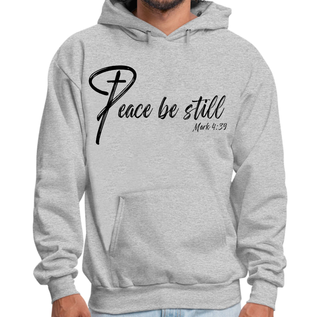 Mens Graphic Hoodie Peace be Still