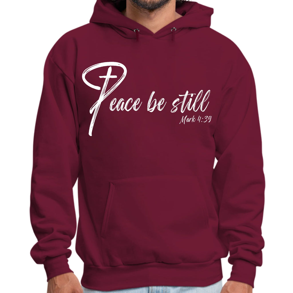 Mens Graphic Hoodie Peace be Still