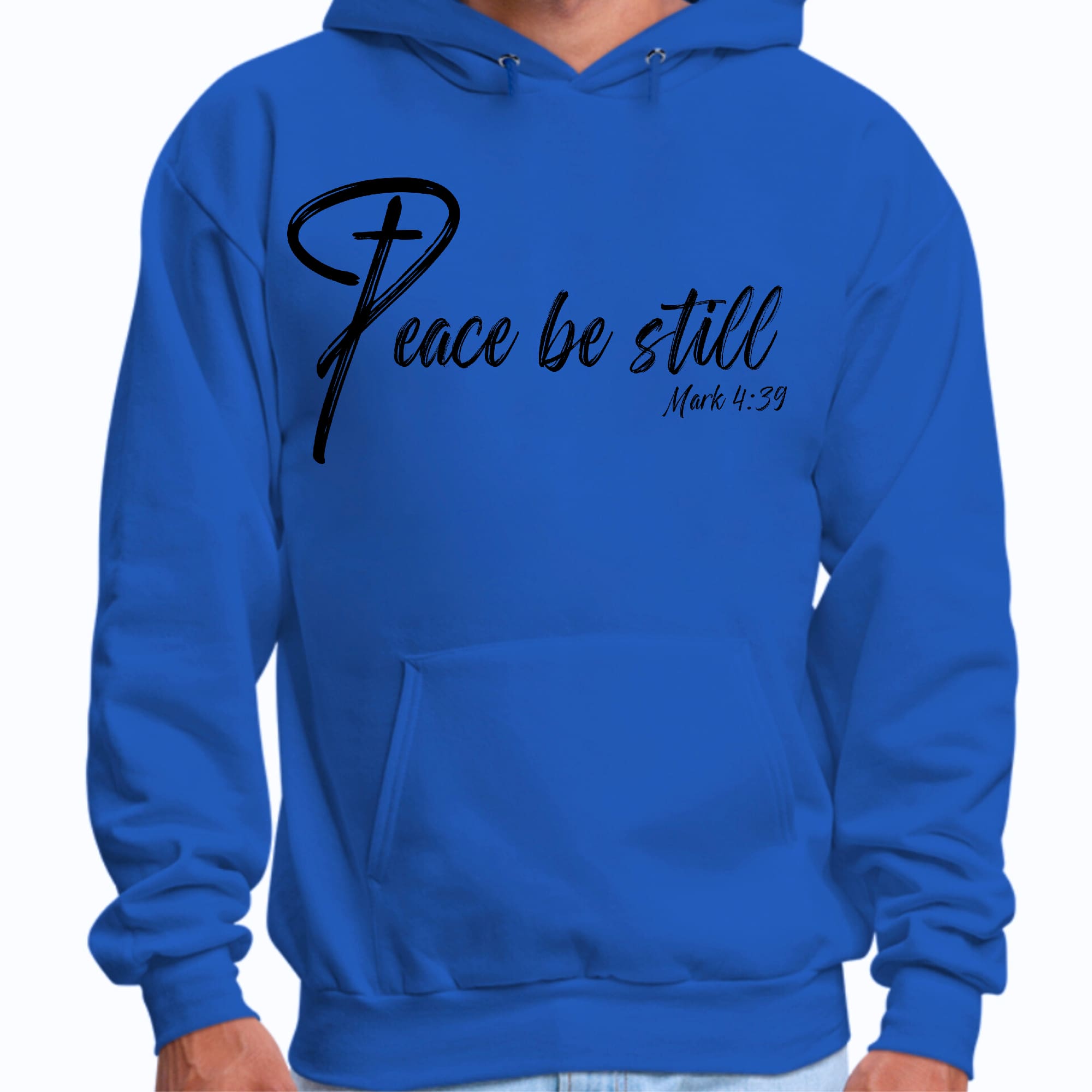Mens Graphic Hoodie Peace be Still