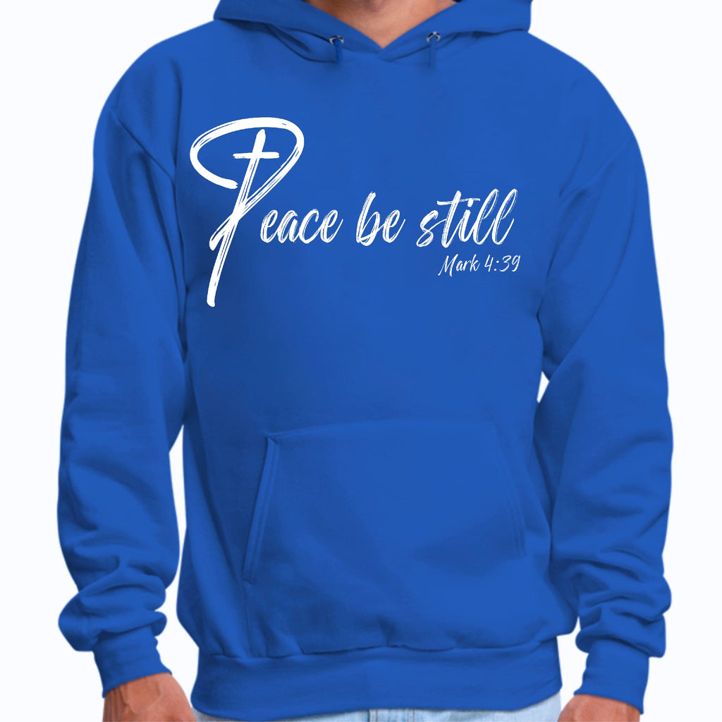 Mens Graphic Hoodie Peace be Still