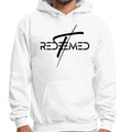 Mens Graphic Hoodie Redeemed Cross Black Illustration