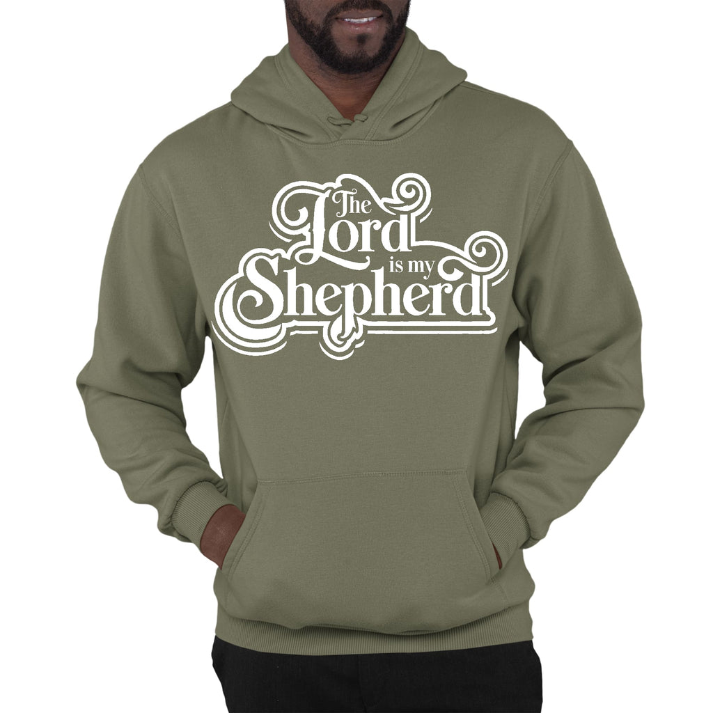 Mens Graphic Hoodie the Lord is my Shepherd