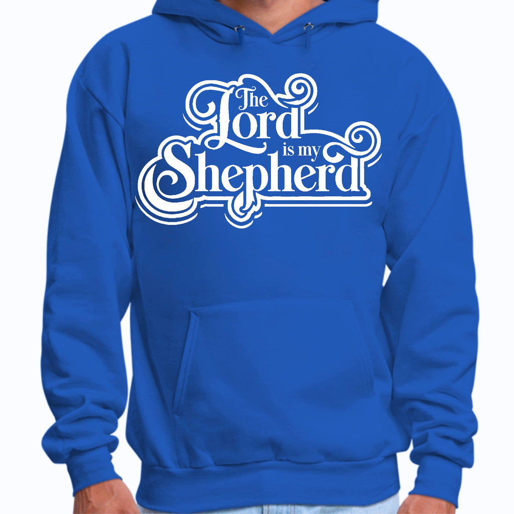 Mens Graphic Hoodie the Lord is my Shepherd