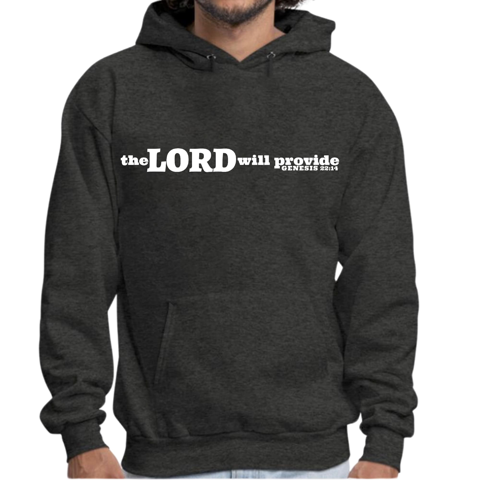 Mens Graphic Hoodie the Lord will Provide Print