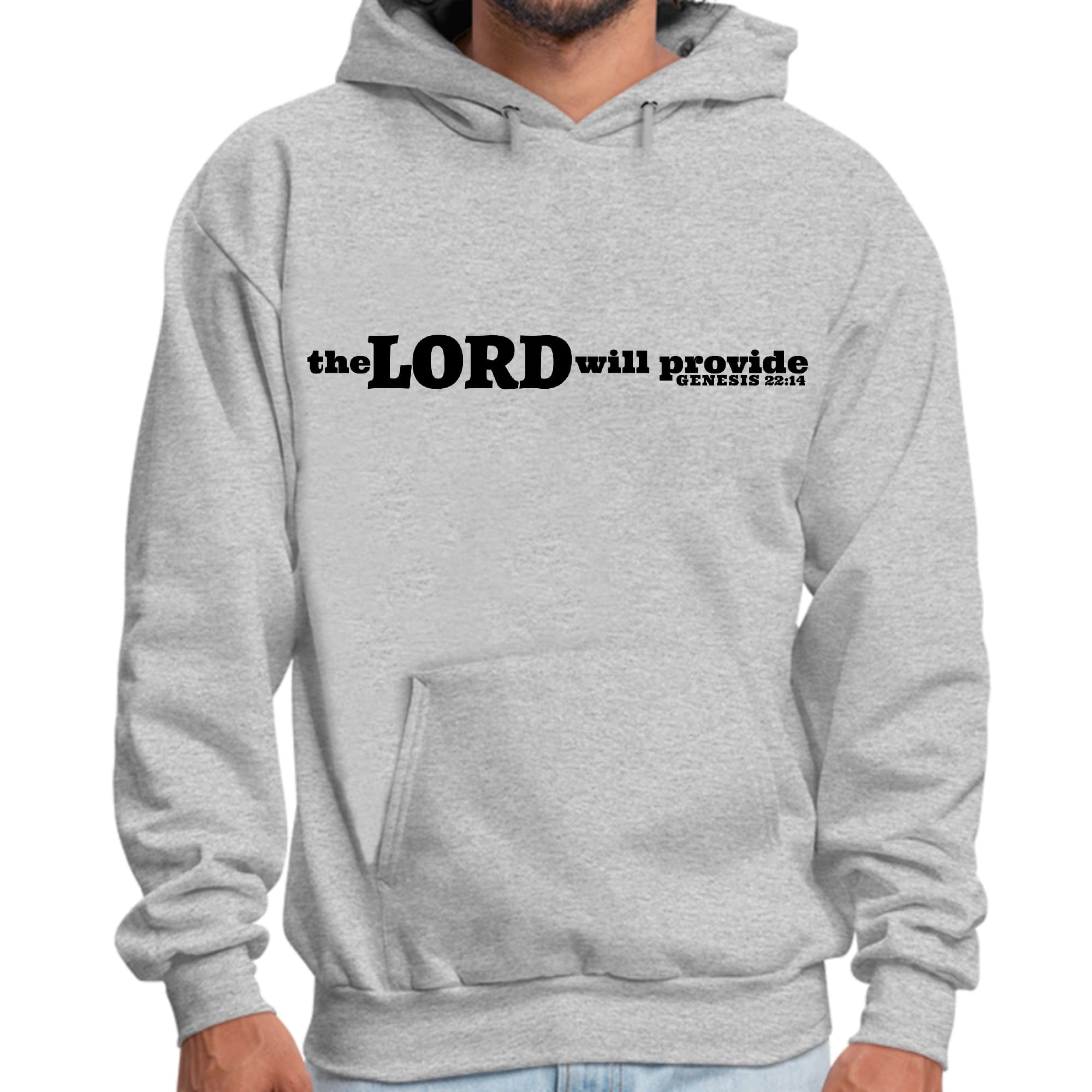 Mens Graphic Hoodie the Lord will Provide Print