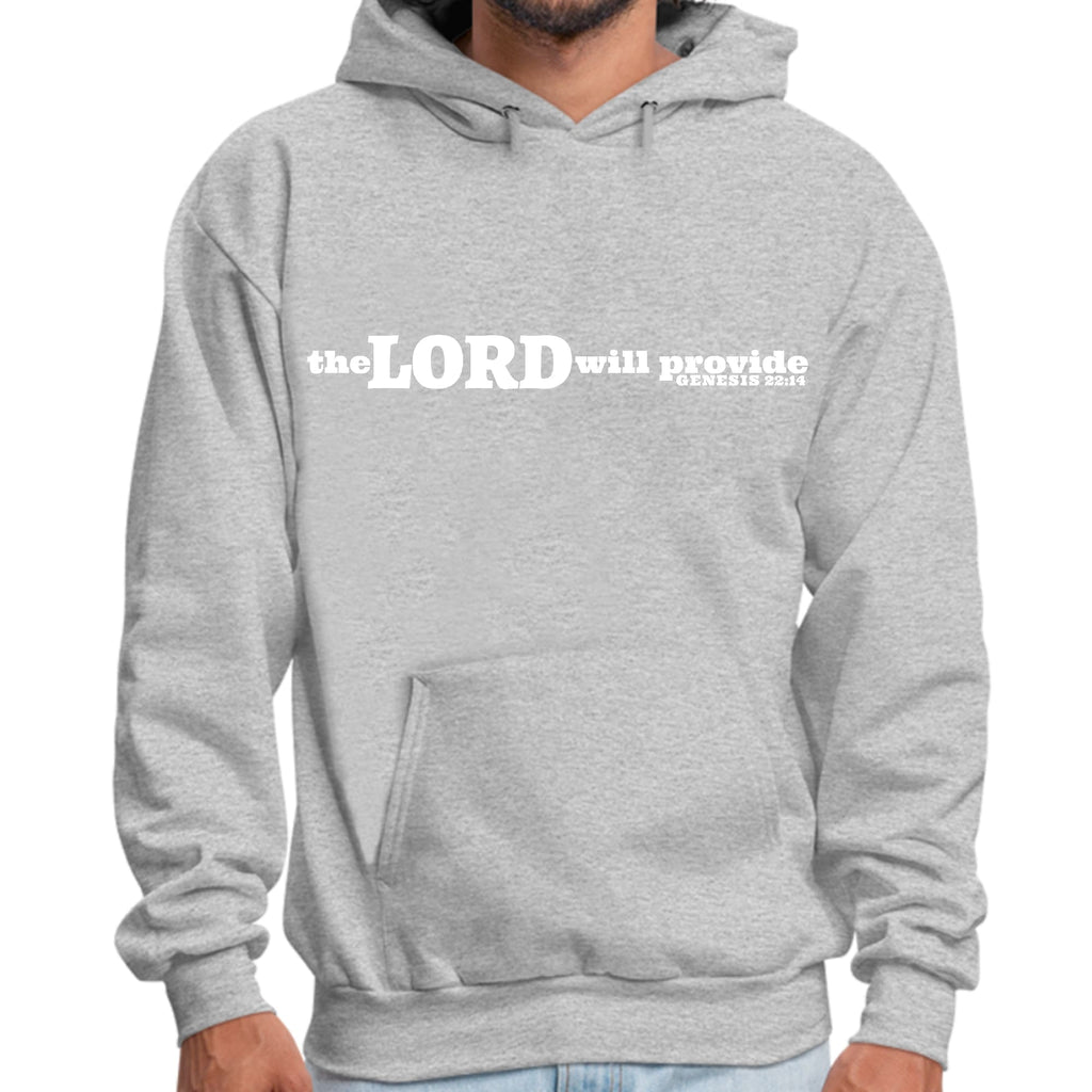 Mens Graphic Hoodie the Lord will Provide Print