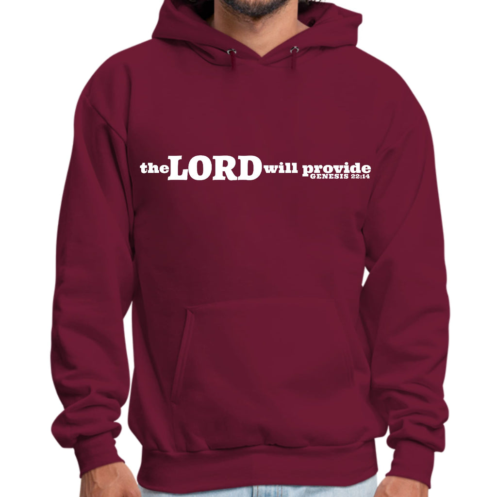 Mens Graphic Hoodie the Lord will Provide Print