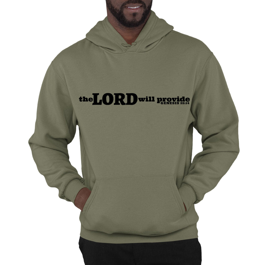 Mens Graphic Hoodie the Lord will Provide Print