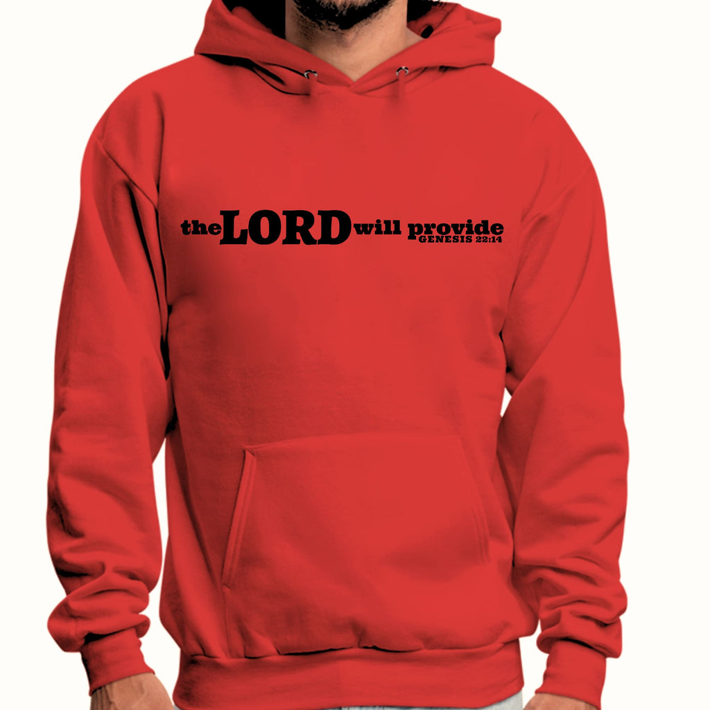 Mens Graphic Hoodie the Lord will Provide Print