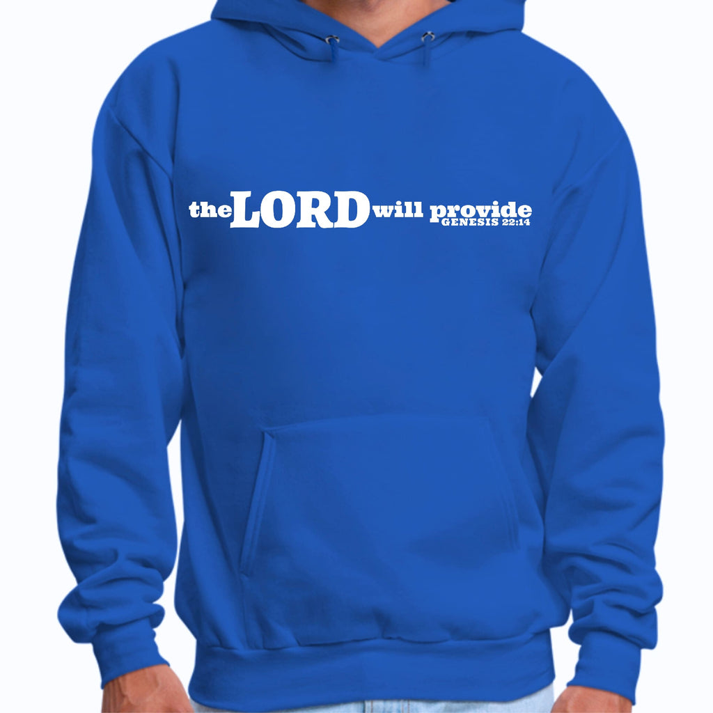 Mens Graphic Hoodie the Lord will Provide Print