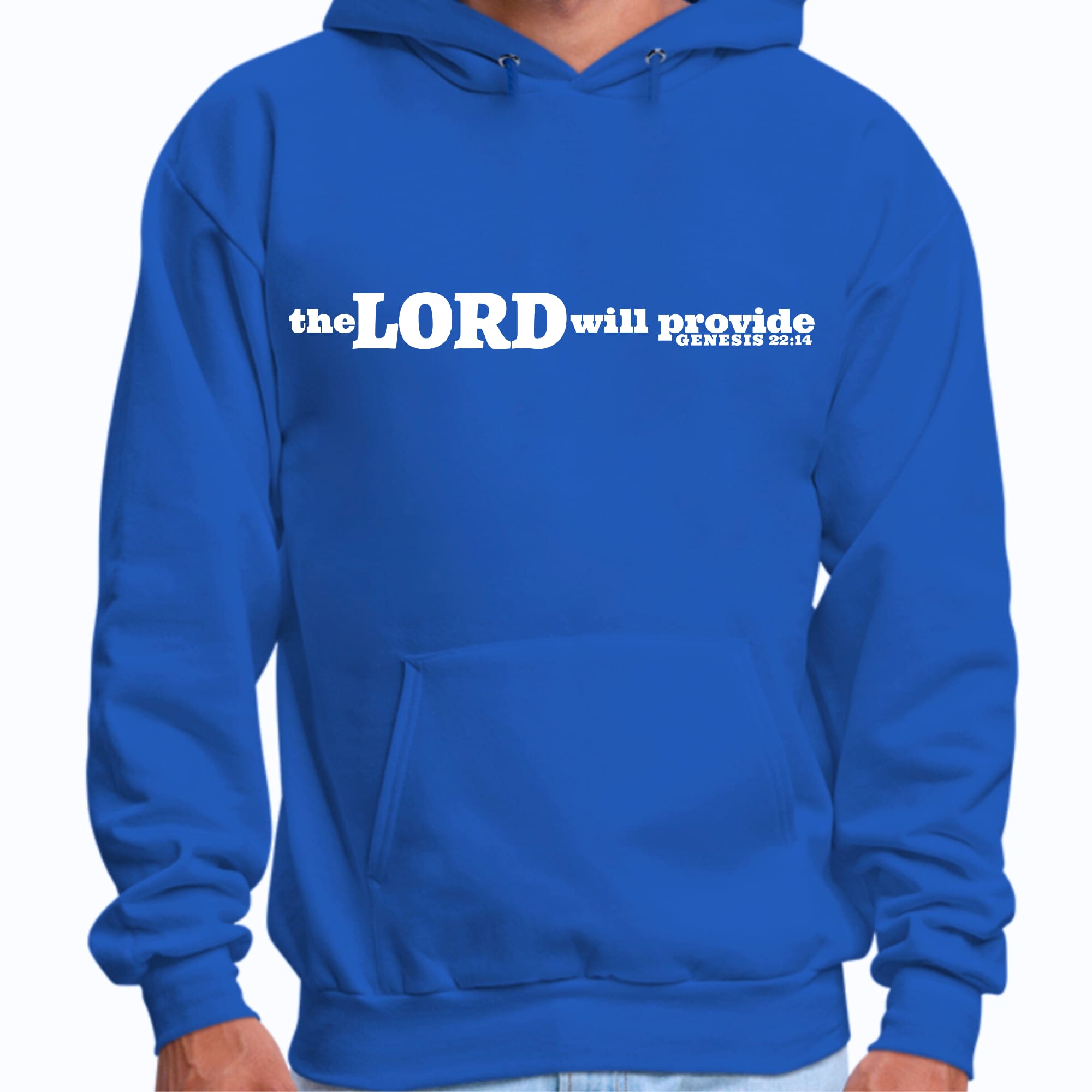 Mens Graphic Hoodie the Lord will Provide Print