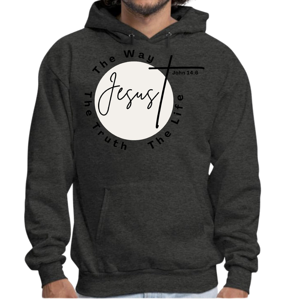 Mens Graphic Hoodie the Truth the Way the Life