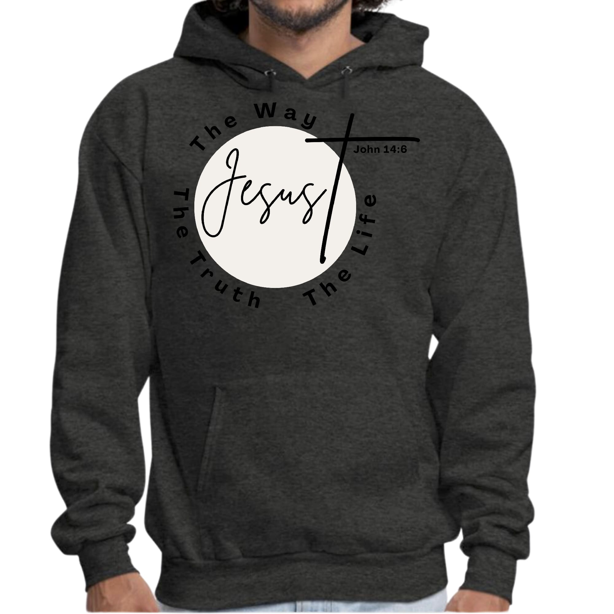 Mens Graphic Hoodie the Truth the Way the Life