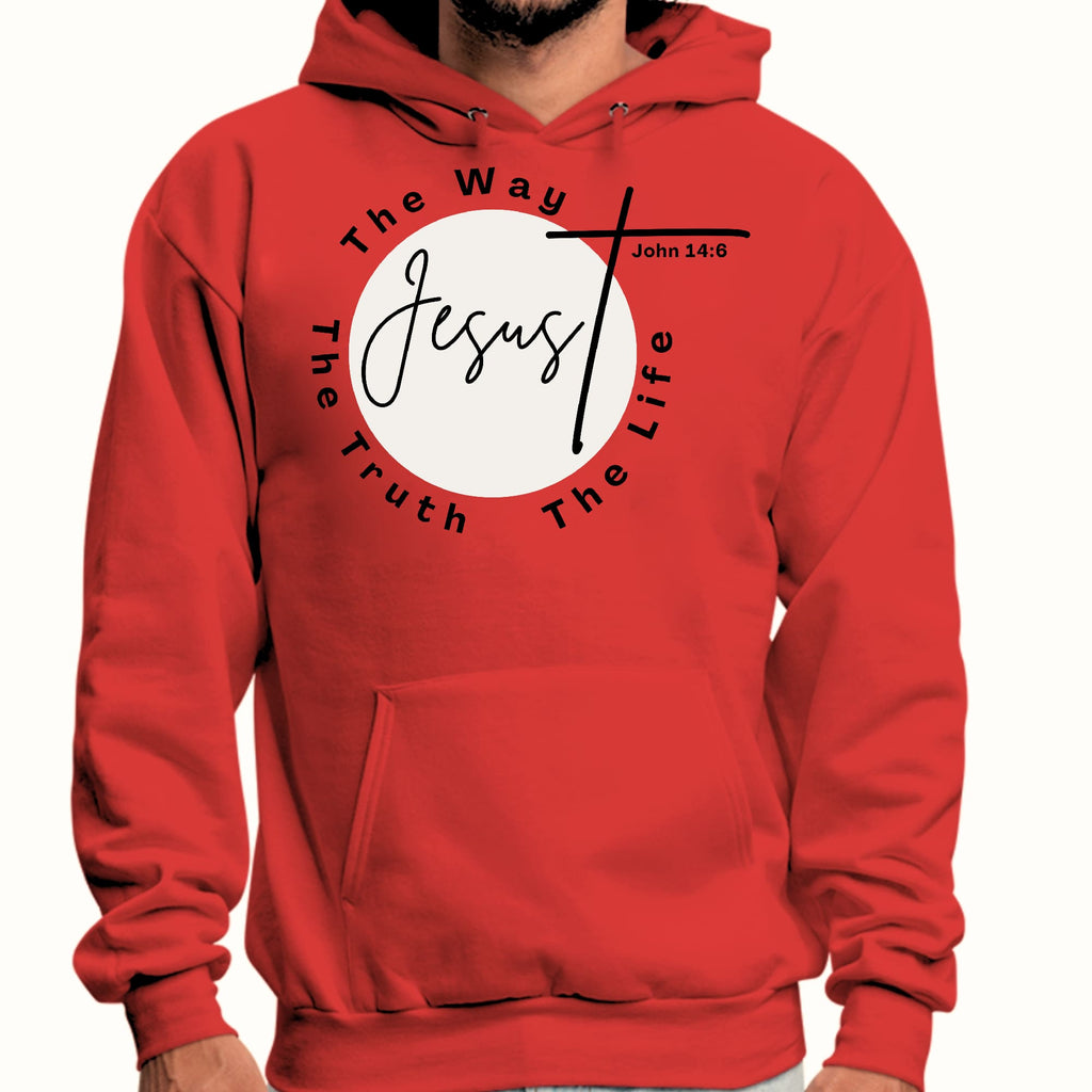 Mens Graphic Hoodie the Truth the Way the Life