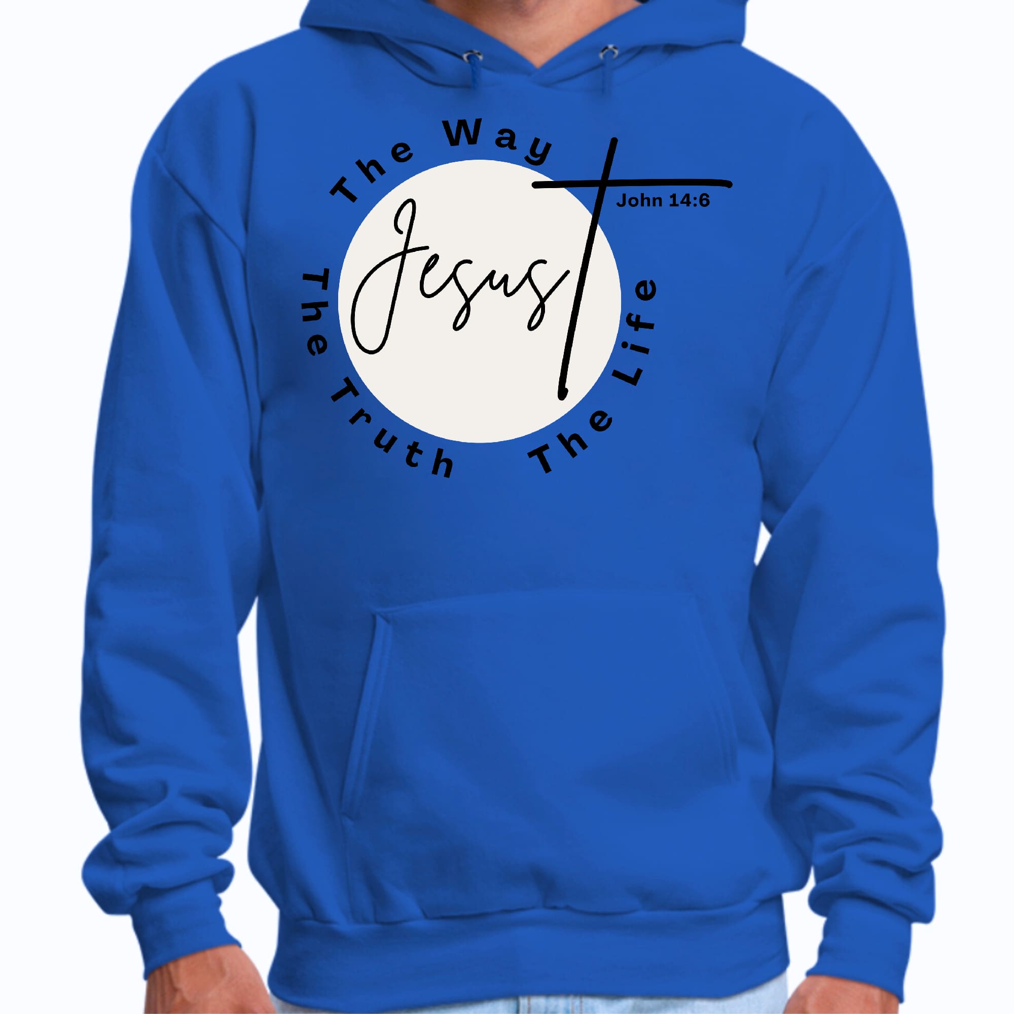 Mens Graphic Hoodie the Truth the Way the Life
