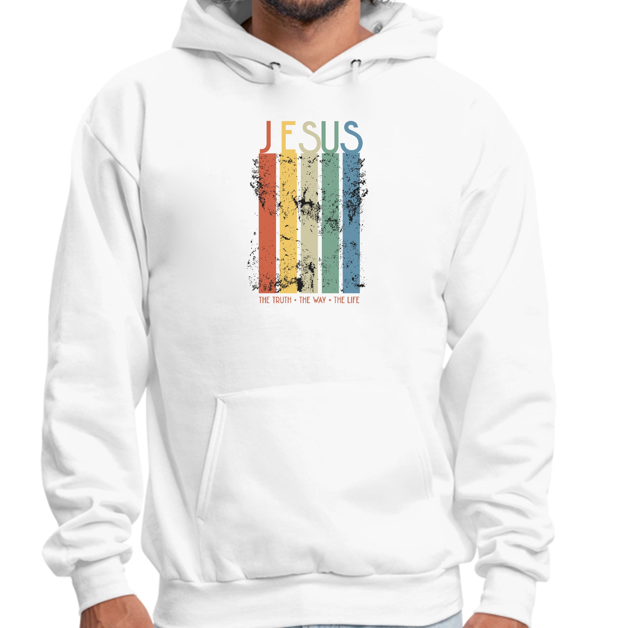 Mens Graphic Hoodie the Truth the Way the Life