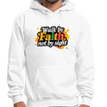 Mens Graphic Hoodie Walk by Faith - not by Sight