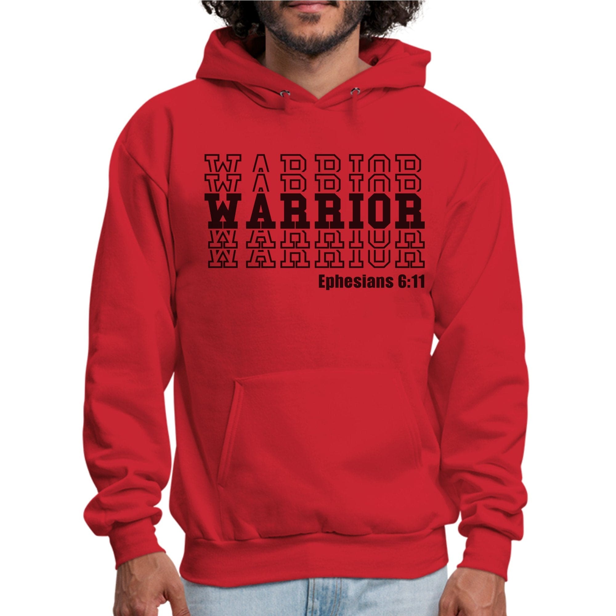 Mens Graphic Hoodie - Warrior