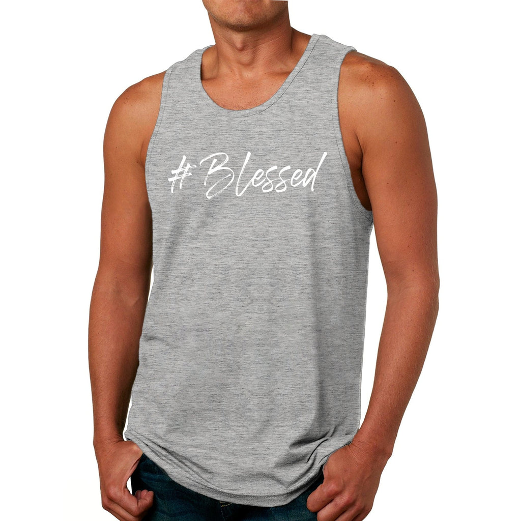 Mens Graphic Tank Top #blessed
