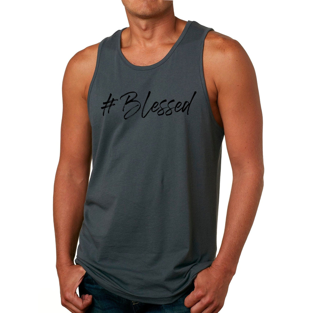 Mens Graphic Tank Top #blessed