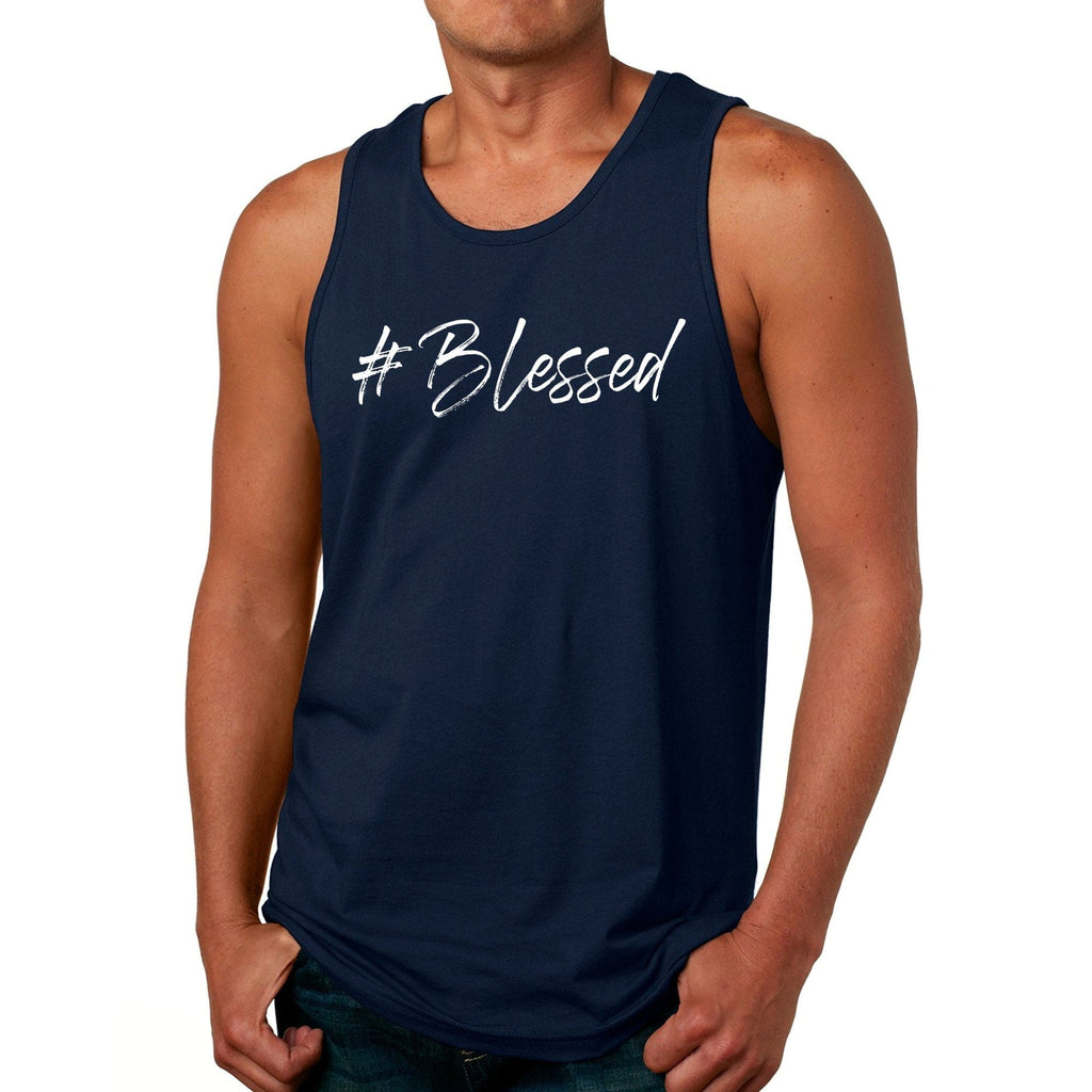 Mens Graphic Tank Top #blessed