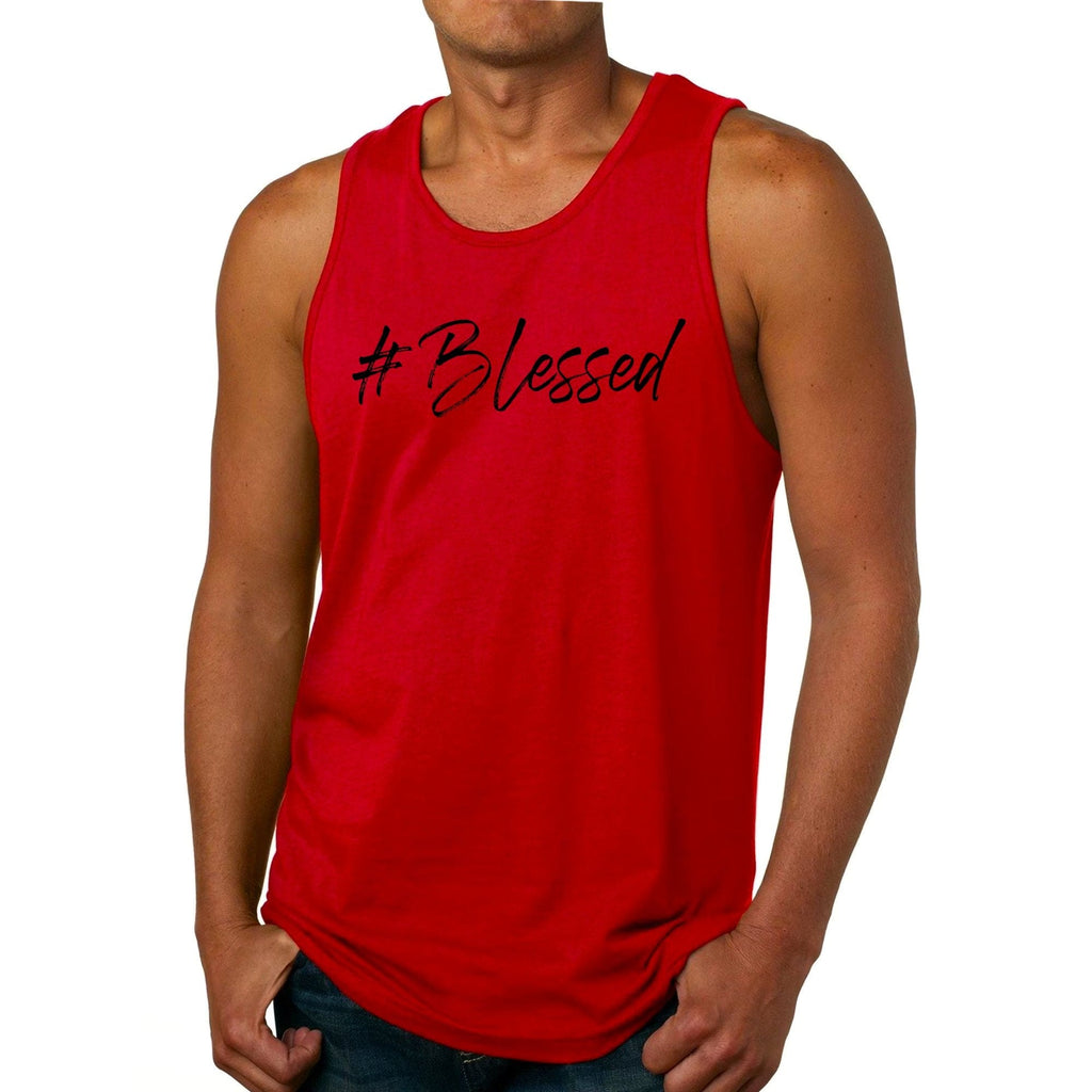 Mens Graphic Tank Top #blessed