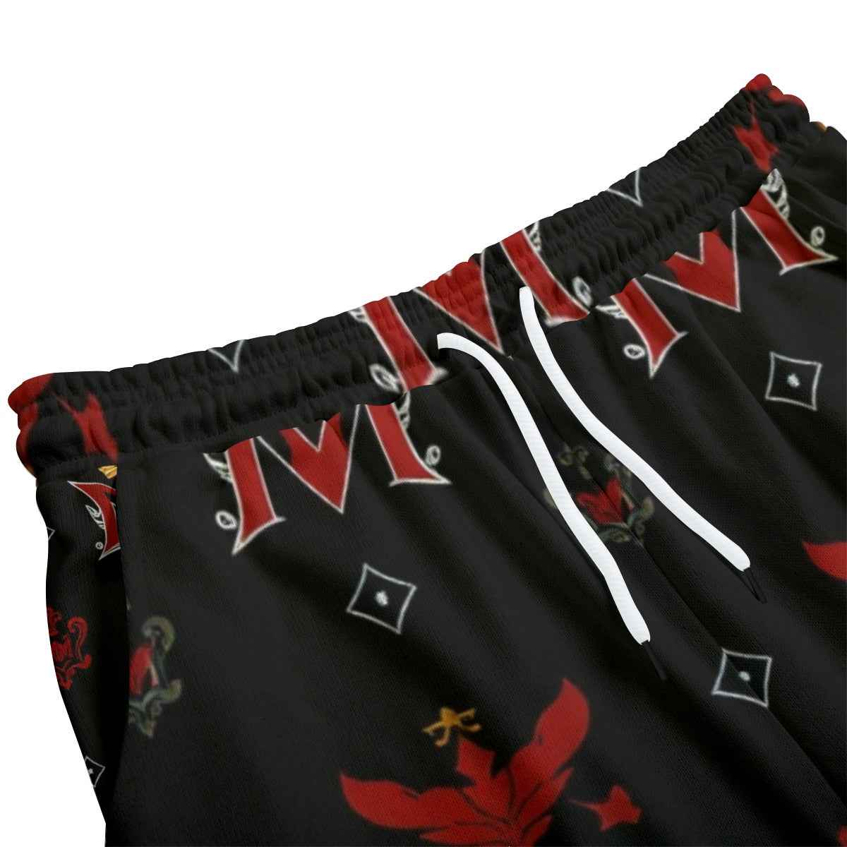 Men's Joggers MUNSIEUR All-Over Print Knitted Fleece "Ambitious"