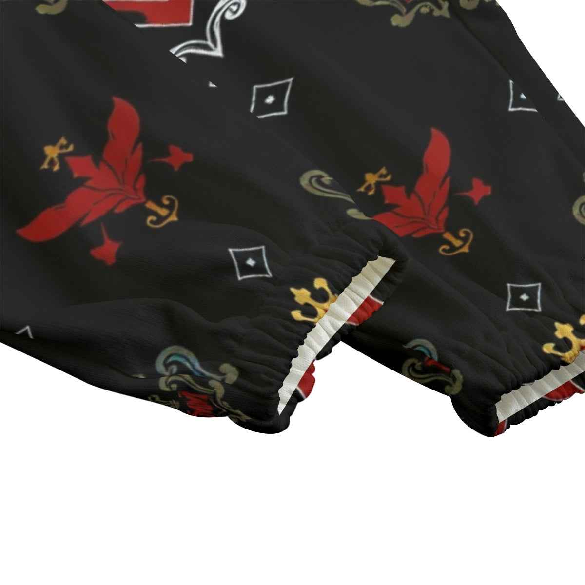 Men's Joggers MUNSIEUR All-Over Print Knitted Fleece "Ambitious"