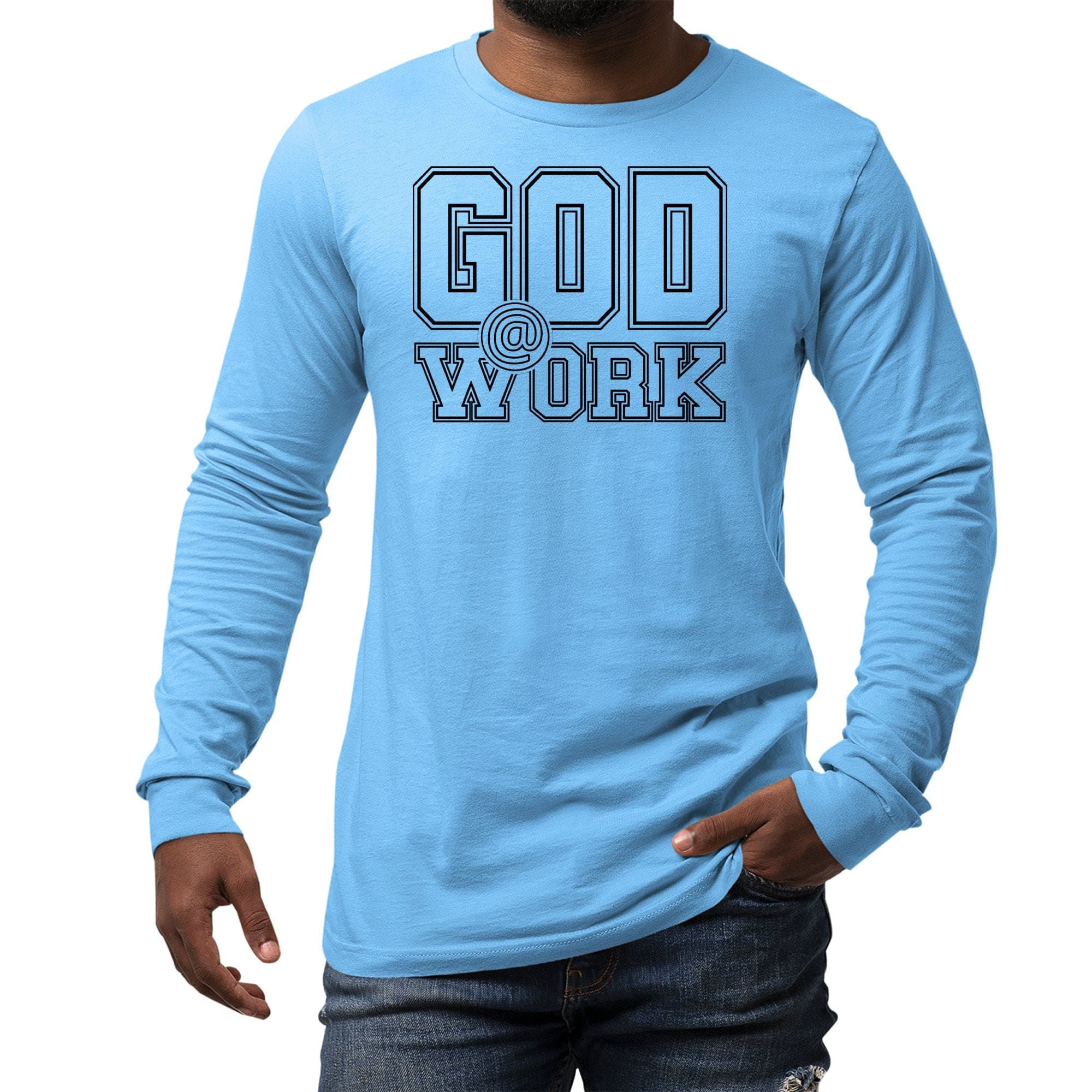 Mens Long Sleeve Graphic T-shirt