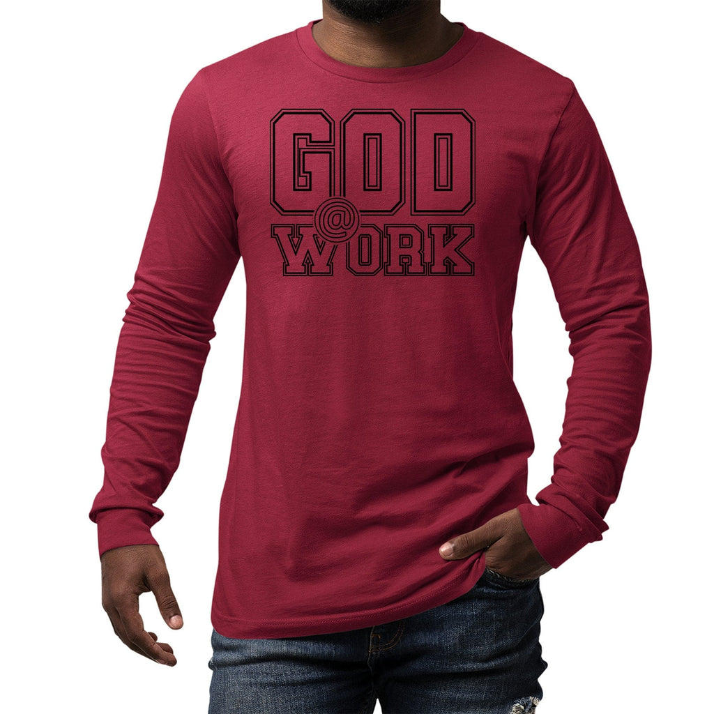Mens Long Sleeve Graphic T-shirt