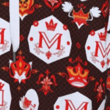 Munsieur Men's Luxury Zipper Hoodie with Bold Pattern