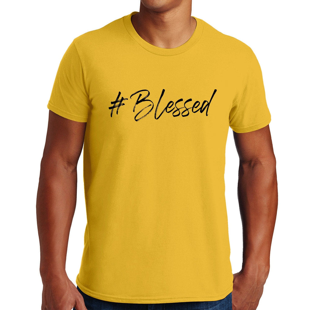 Mens Short Sleeve Graphic T-shirt #blessed