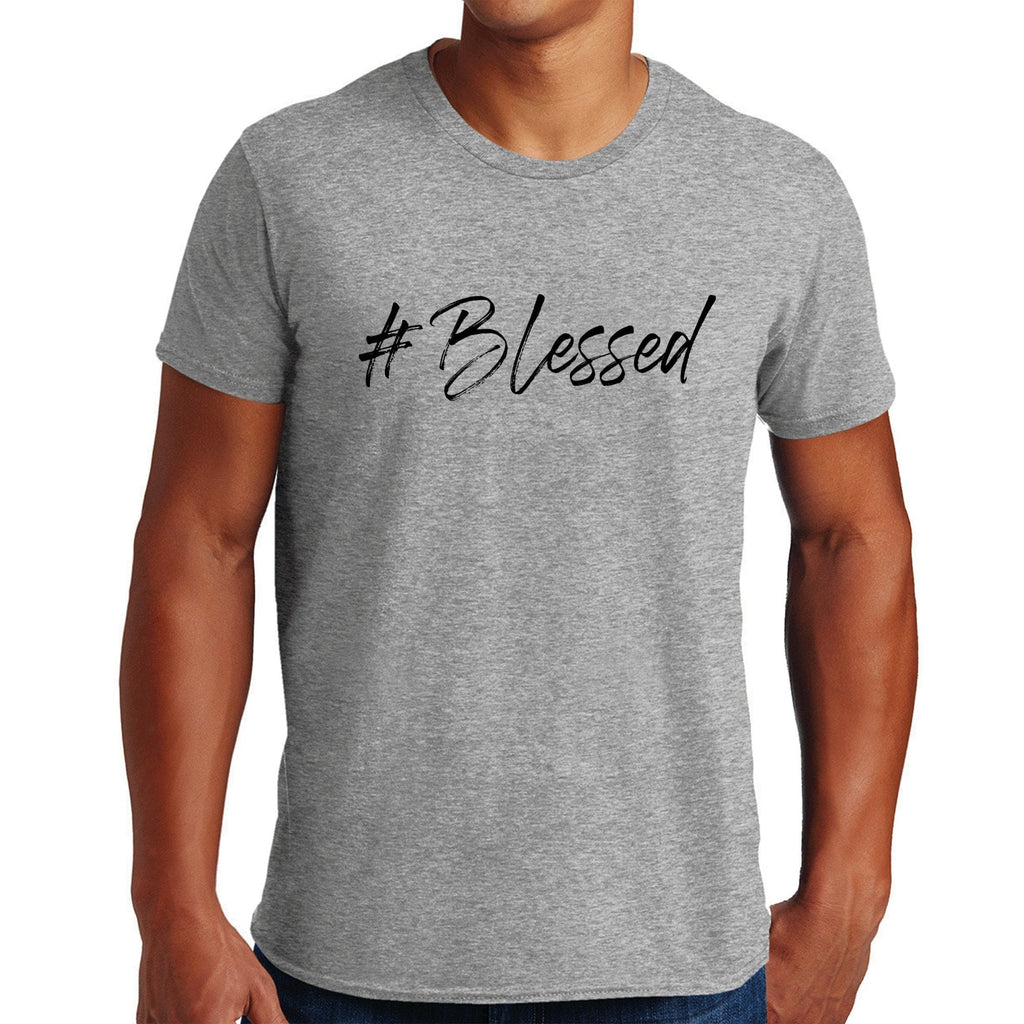 Mens Short Sleeve Graphic T-shirt #blessed