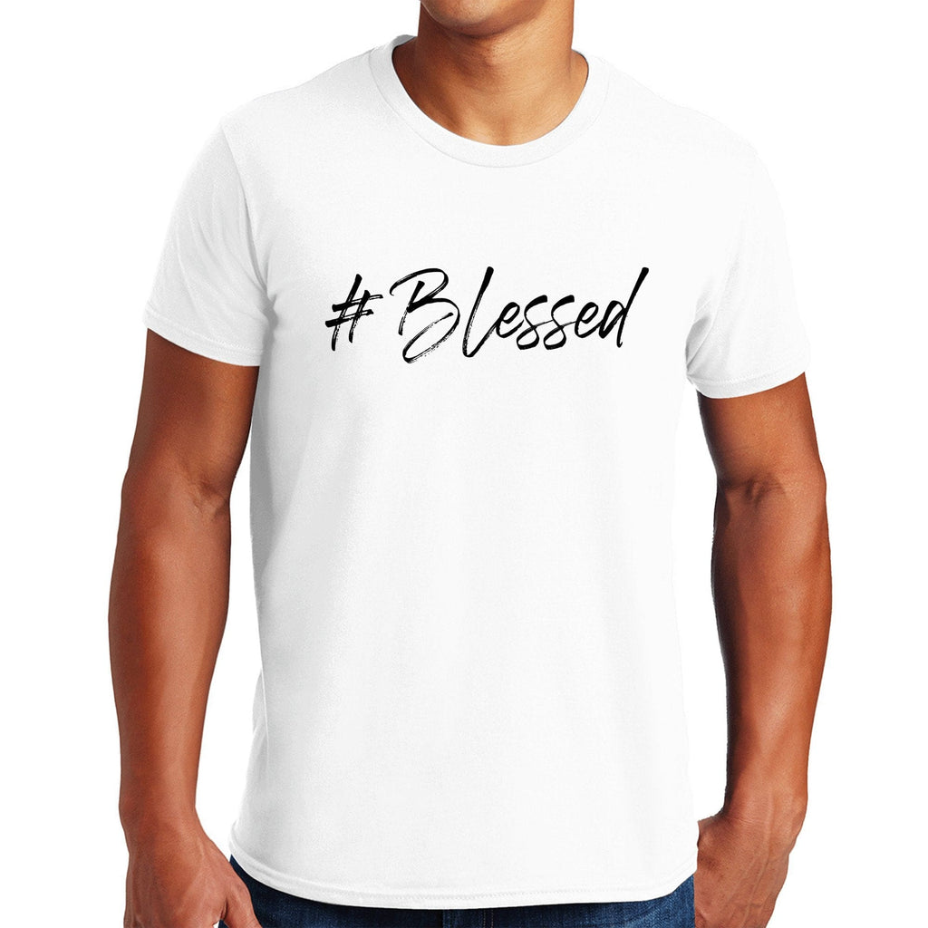 Mens Short Sleeve Graphic T-shirt #blessed