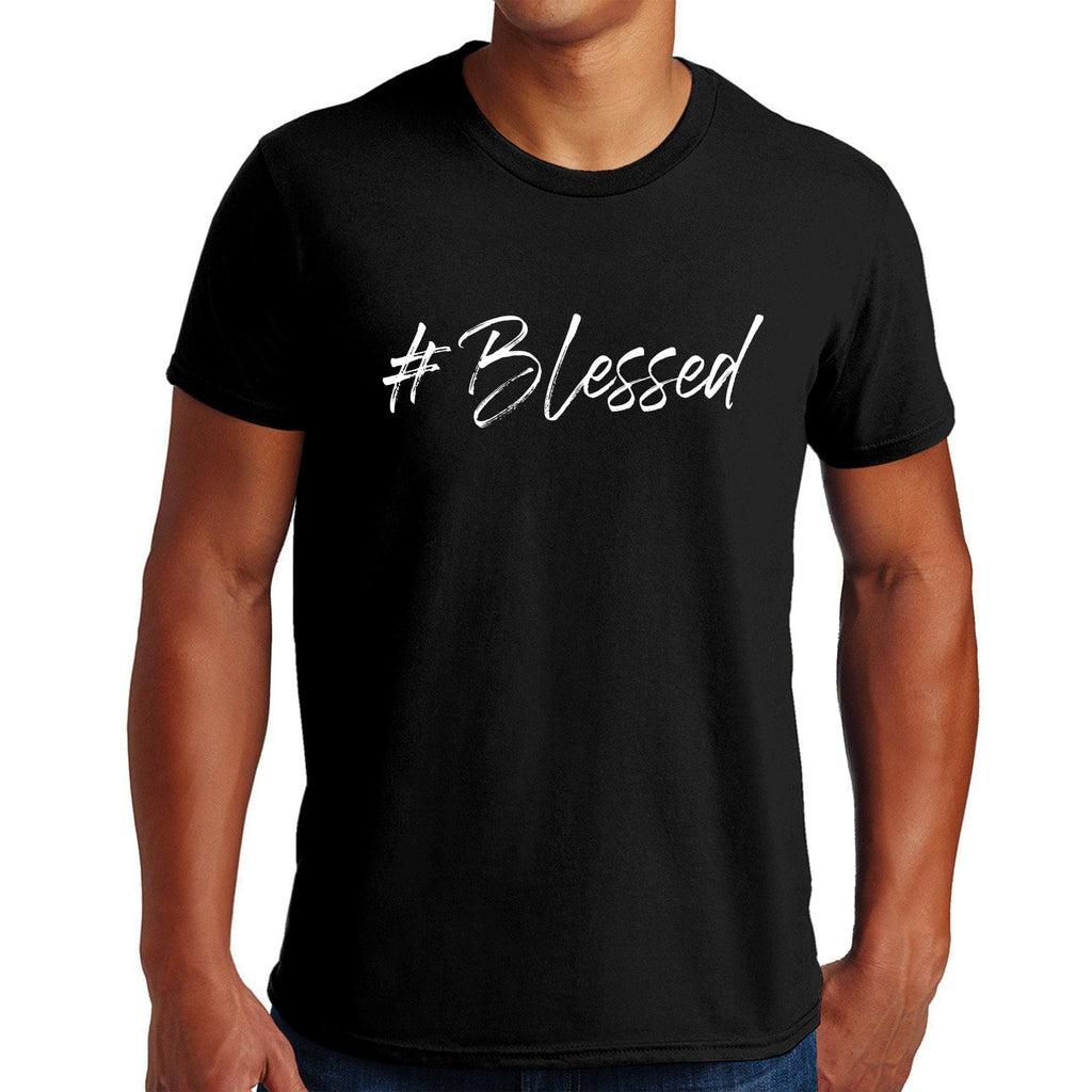 Mens Short Sleeve Graphic T-shirt #blessed