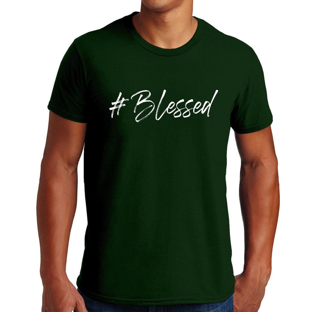 Mens Short Sleeve Graphic T-shirt #blessed