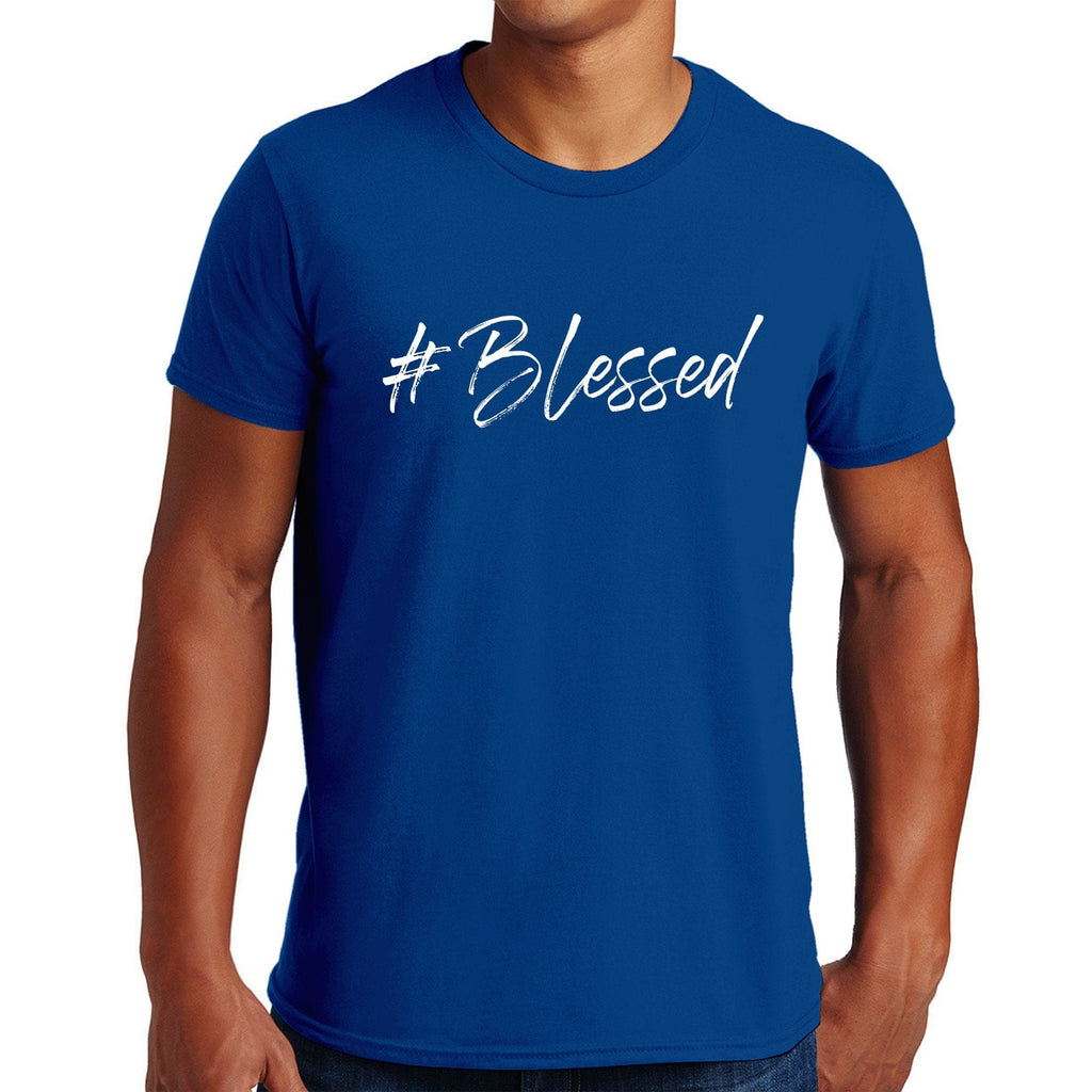 Mens Short Sleeve Graphic T-shirt #blessed