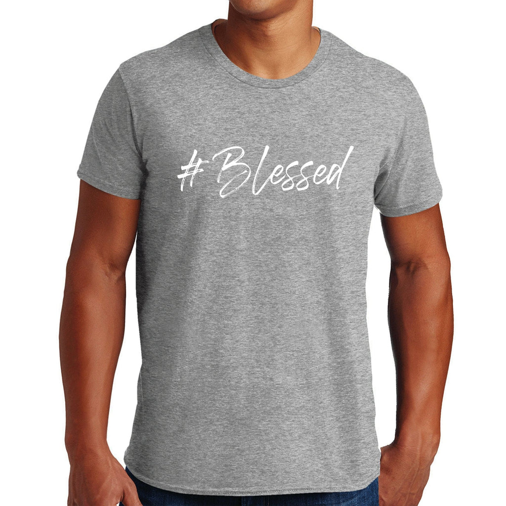 Mens Short Sleeve Graphic T-shirt #blessed