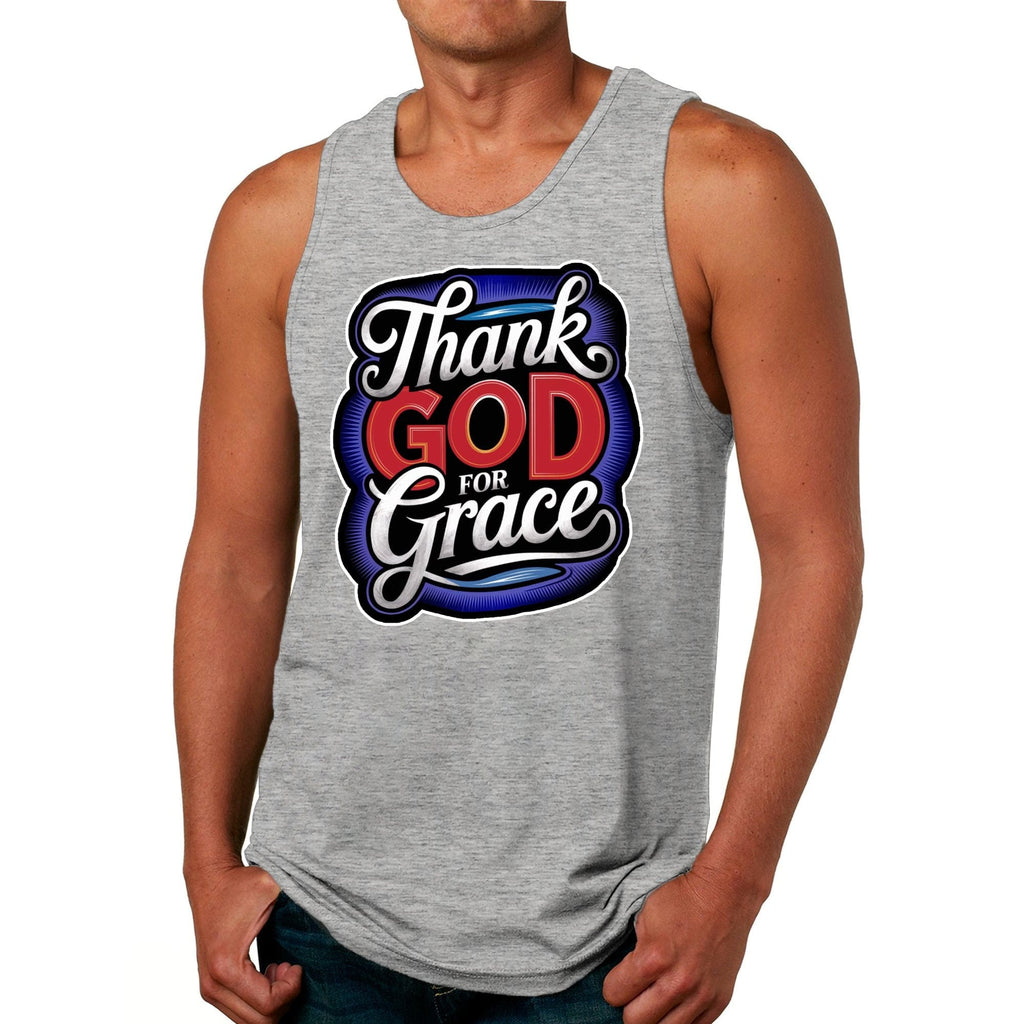 Mens Tank Top - Thank God for Grace