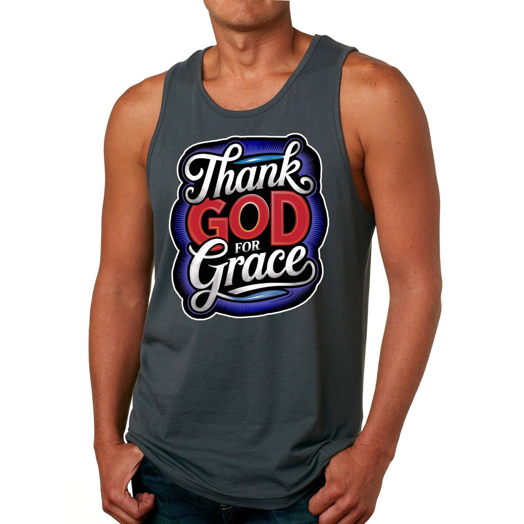 Mens Tank Top - Thank God for Grace