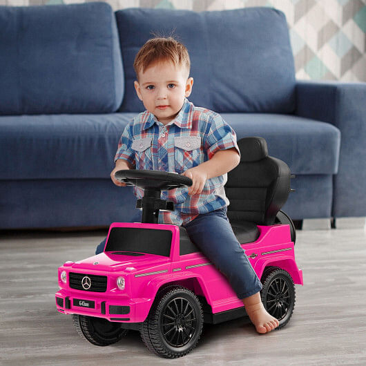 Mercedes Benz G350 3-in-1 Push Car: Stroller, Sliding Car, and Canopy in One!