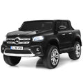 Mercedes Benz Licensed X Class RC 2-Seater 12V Kids Ride On Car with Trunk in Black