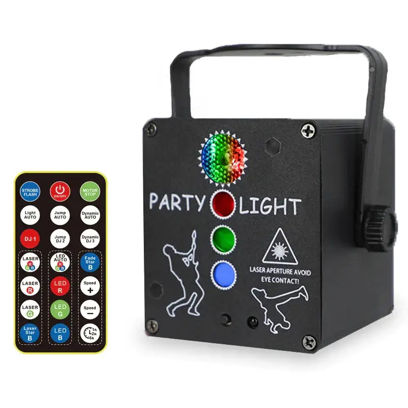 Mini rgb laser light projector – living room party lamp
