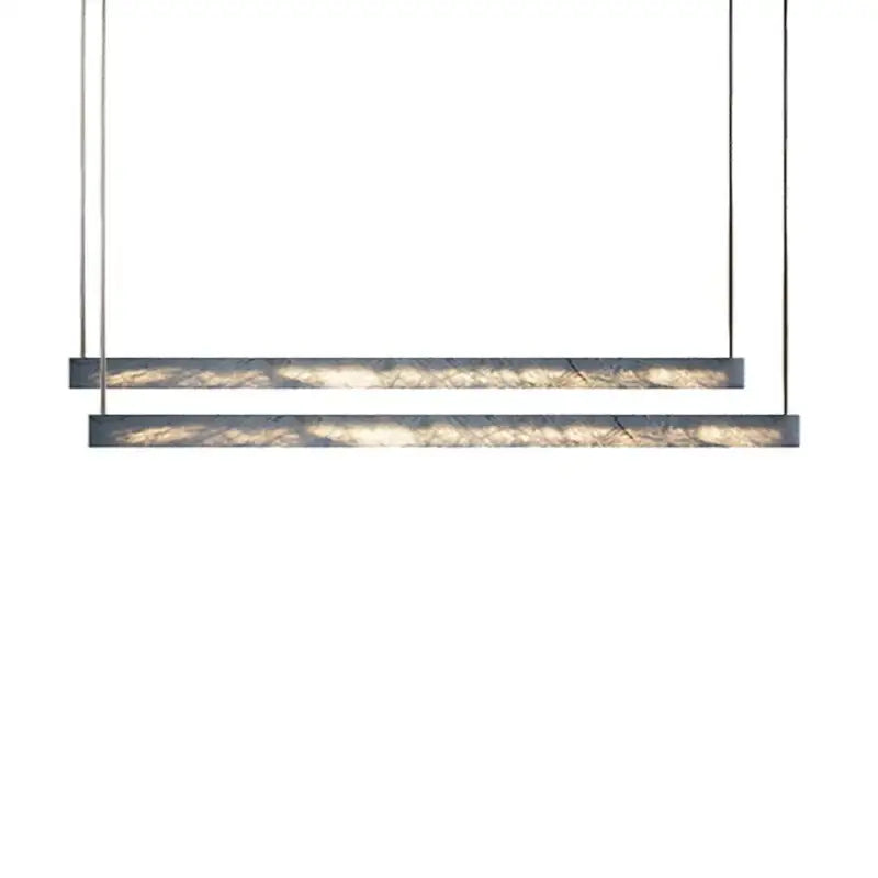 Minimalist black and amber marble design pendant light for office