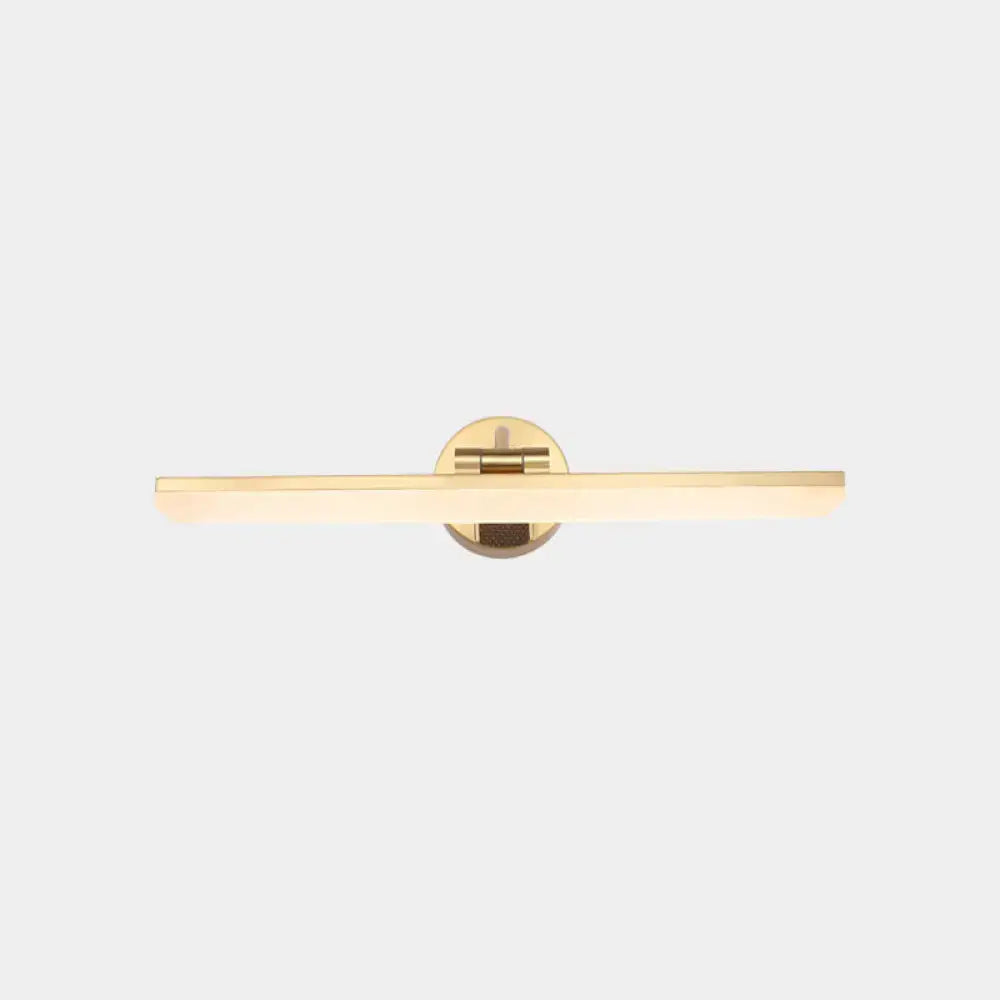 Minimalist black & brass swing arm wall mounted vanity light bathroom